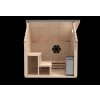 4.0 m2 mini sauna inside