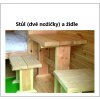 prenosny stolek 2 nozicky a zidle