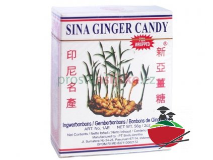 Sina Ginger zázvorový bonbon 56g