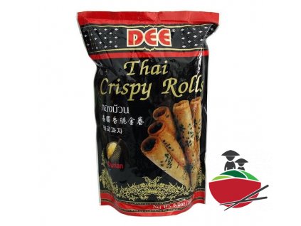 dee thai crispy rolls durian 150g
