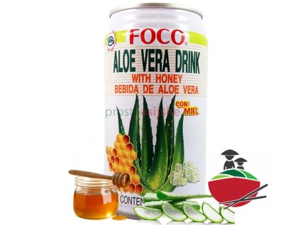 Aloe Vera s medem FOCO 350ml