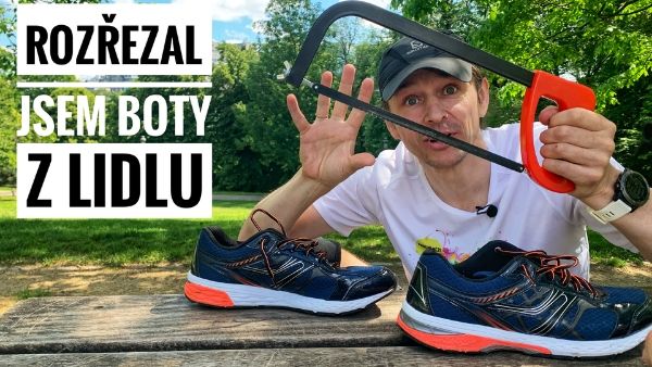 Rozřezal jsem boty z Lidlu