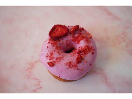 jahoda donut střední