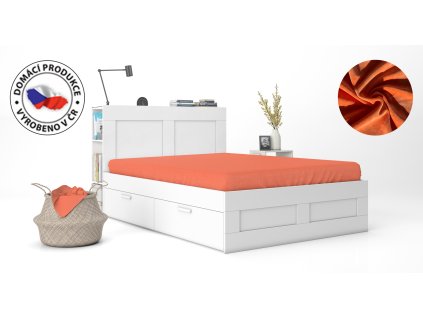 Sametové atypické - barva oranžová (č.9)