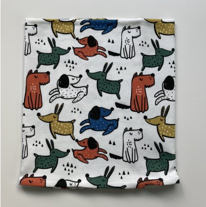 Nákrčník s veselými pejsky