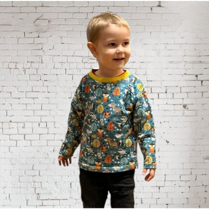 Zvířátka v lese - dětská mikina