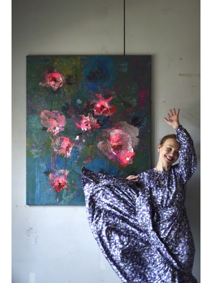 Za clonou / 100 x 120 cm