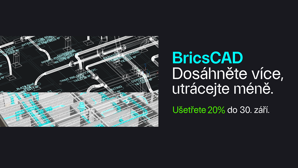BricsCAD v září: 20% sleva na licence a až 40 % na upgrade