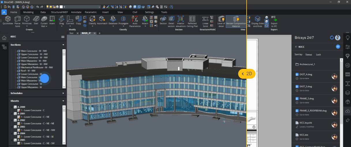 Snadná práce s BricsCAD BIM