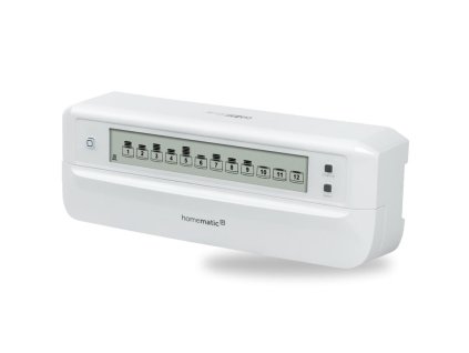 hmip falmot c12 akcni clen podlahoveho vytapeni s lcd 12 kanalu 24v 230v ie184012