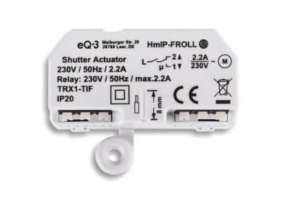 homematic ip roletovy akcni clen skryta montaz hmip froll ie386205