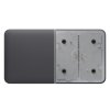ajax sidebutton 1gang graphite front