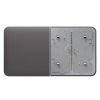 ajax sidebutton 1gang grey front