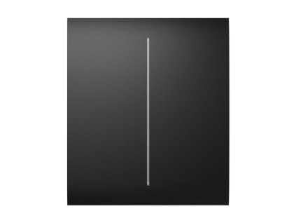 ajax centerbutton 2gang black front