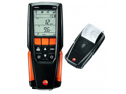 Testo 310 Analyzátor spalín sada s tlačiarňou