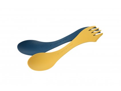 Light My Fire SPORK MEDIUM 2 pack MustyYellow/HazyBlue