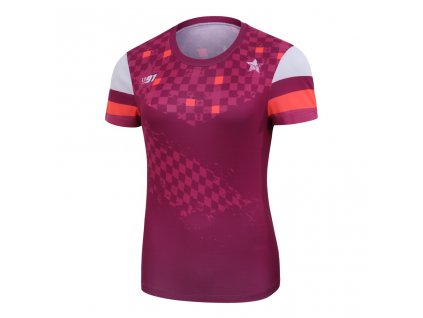 Dámský dres 125012-630 Protective P-Red Sun dark rose