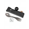 Light My Fire SPORK KIT TITANIUM in Merinowool Case