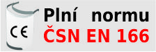Plní normu ČSN EN 166