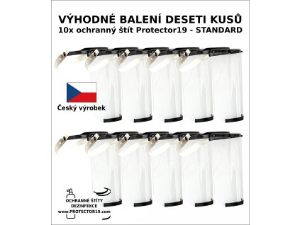 baleni 10 kusu ochranny stit protector19 oblicejovy stit