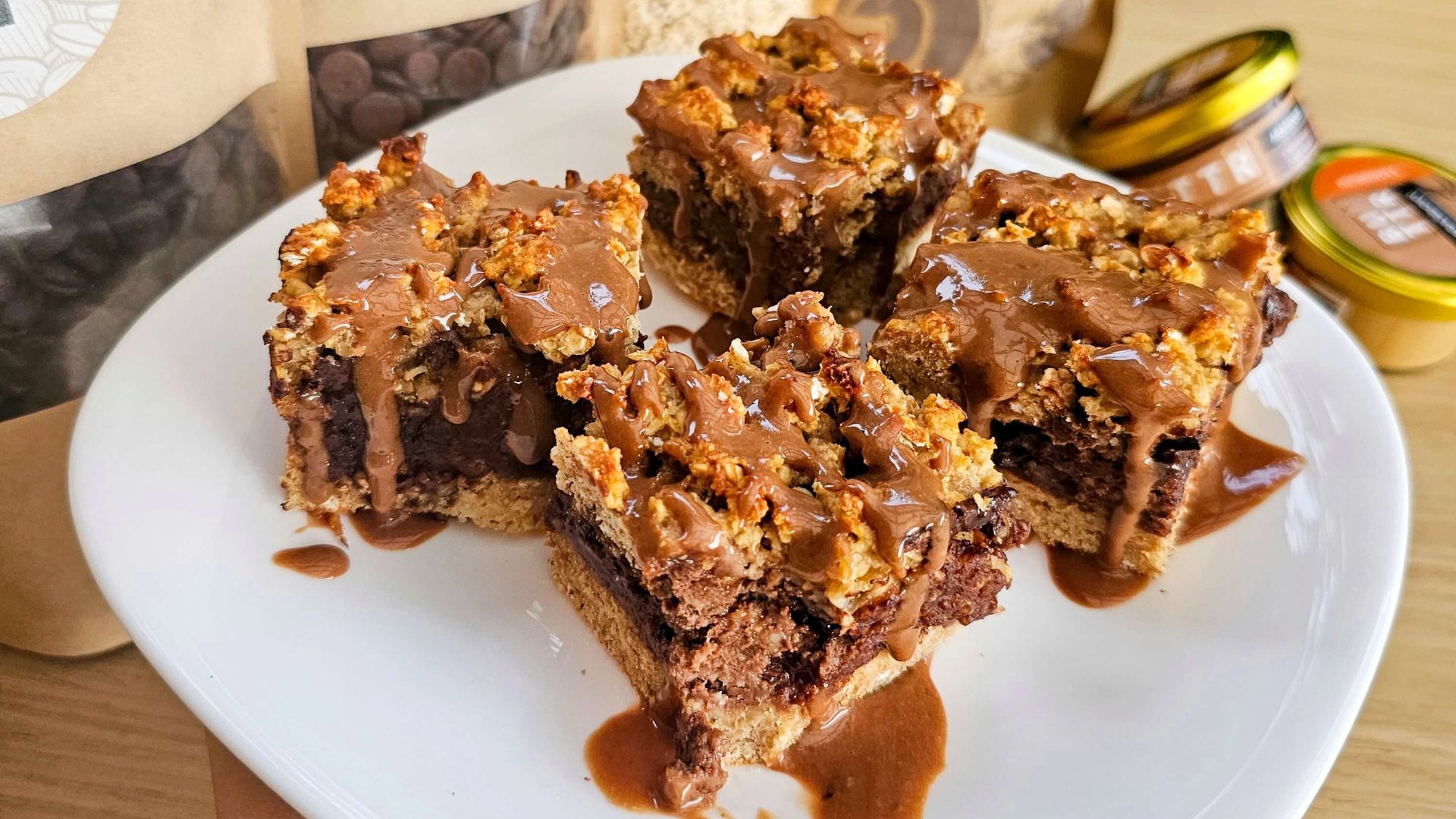 Protein & Cook - Křupavý brownie koláček