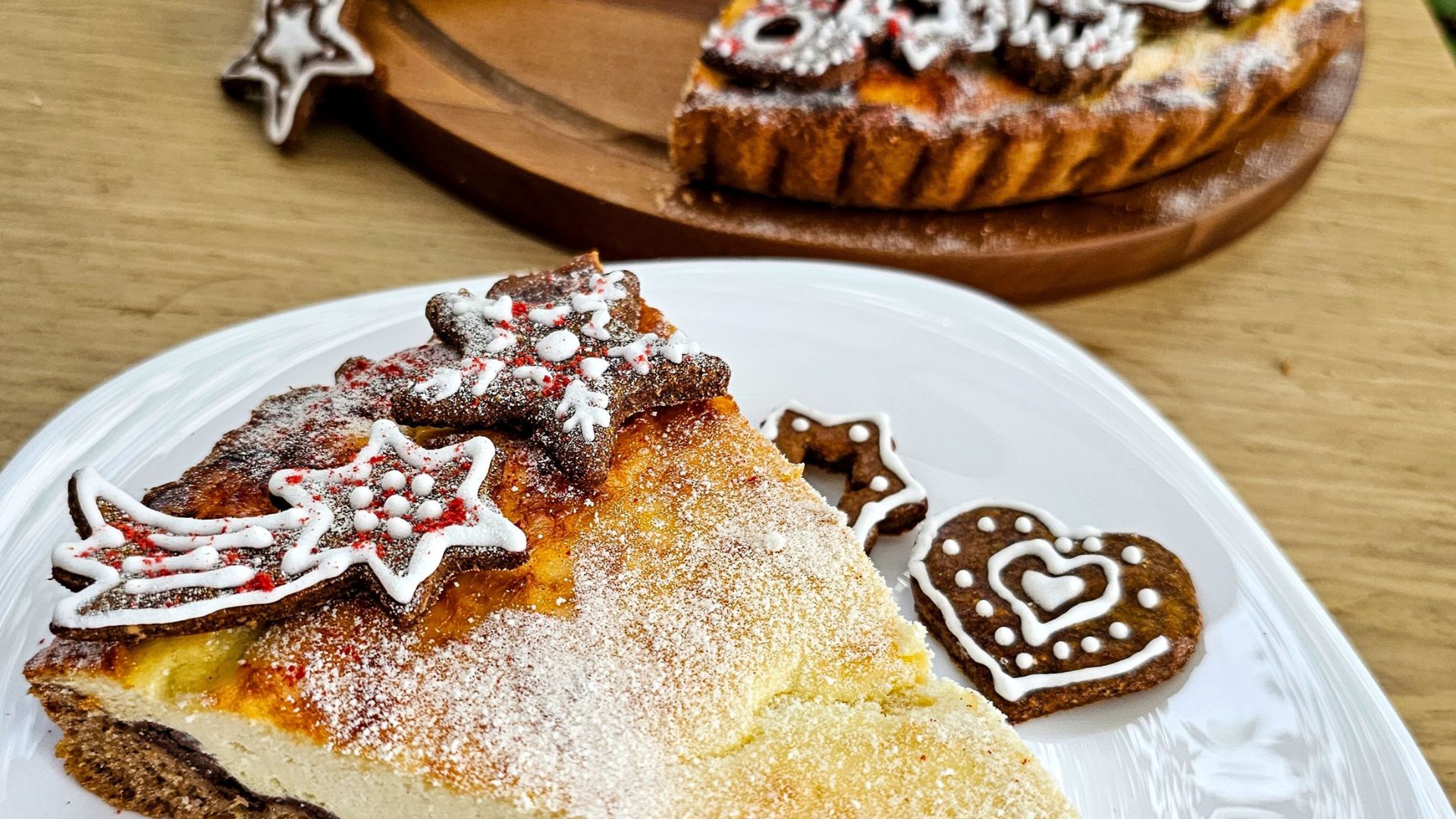 Protein & Cook - Perníkový koláč s vaječným likérem