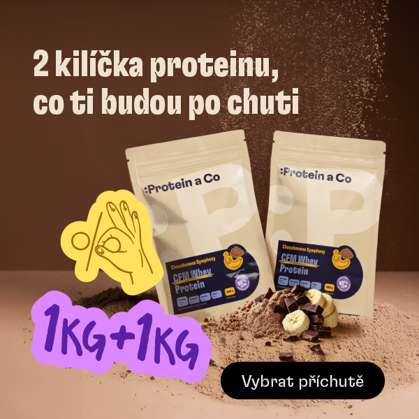 CFM WHEY PROTEIN 80 1 kg + 1 kg za zvýhodněnou cenu