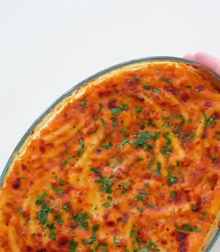 Upečený BBQ Mac & Cheese v zapékací míse