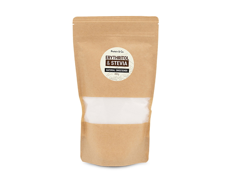 Természetes édesítőszer – ERYTHRITOL és STEVIA természetes édesítőszer 400 g