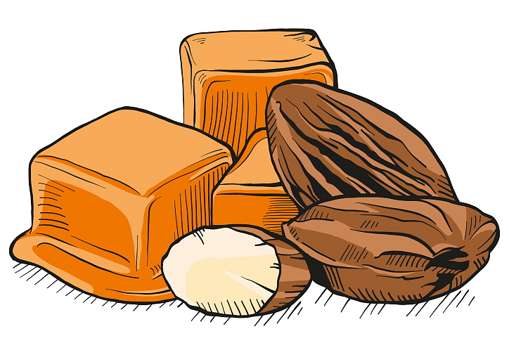 Mandľový krém s karamelom 330 g
