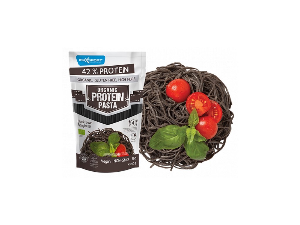Organic proteinové těstoviny - Špagety z černých fazolí - 200 g
