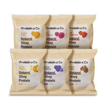 NATURAL WHEY PROTEIN 6 x 30g