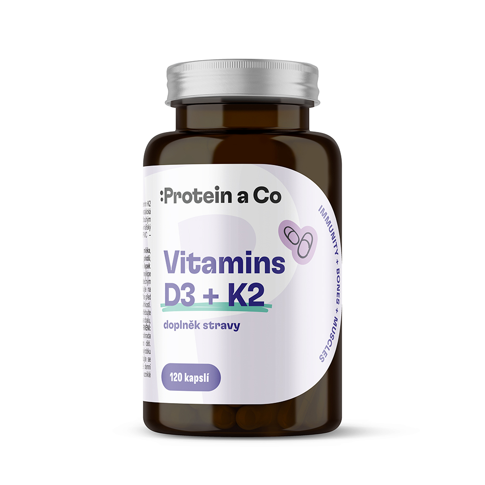 Protein & Co. Vitamin D3 + K2 Množství: 120 tbl Obrázek