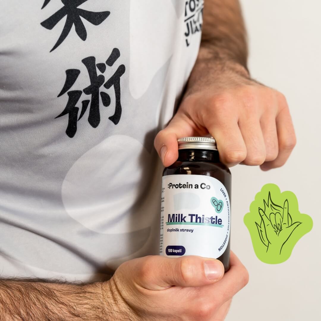 Protein & Co. Milk Thistle (ostropestřec mariánský) 100 kapslí Obrázek