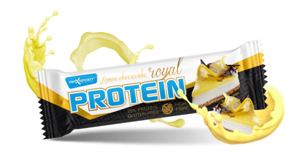 Levně MAX SPORT s r.o. Royal Protein Bar 60 g Vyber si z těchto lahodných příchutí: Lemon cheesecake