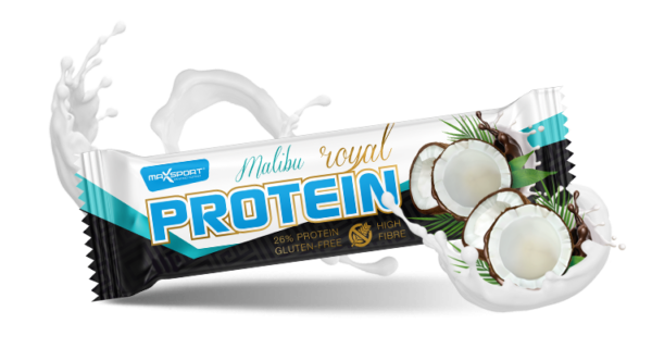 Levně MAX SPORT s r.o. Royal Protein Bar 60 g Vyber si z těchto lahodných příchutí: Malibu