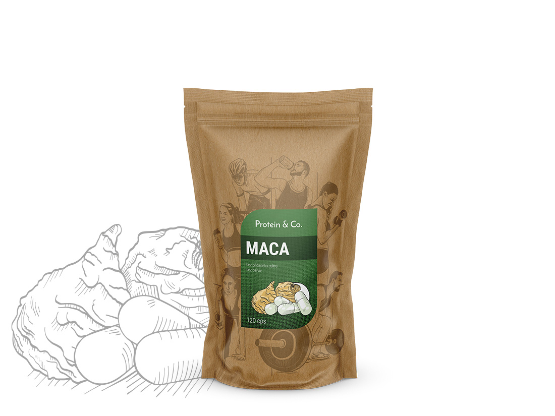 Levně Protein & Co. Maca – 120 kapslí