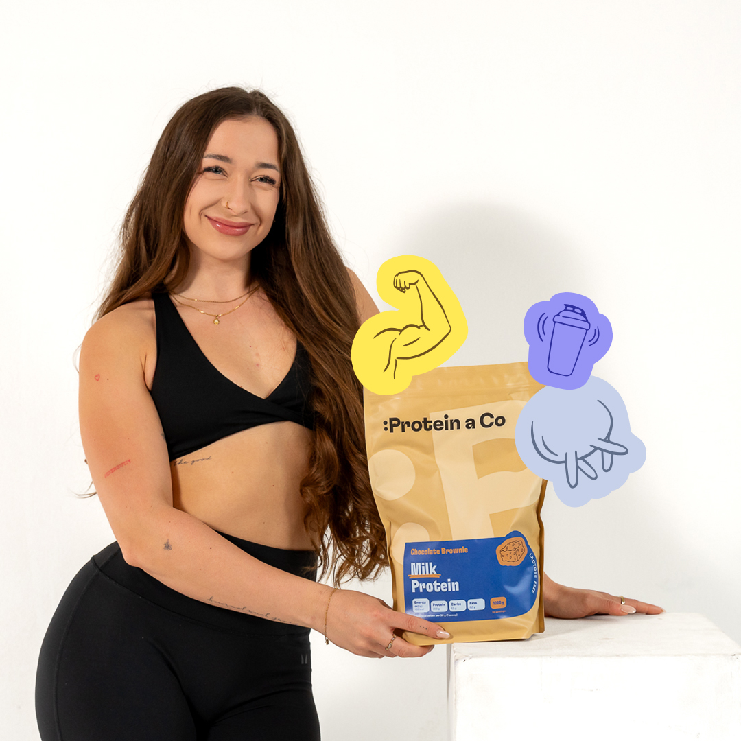Protein & Co. MILK PROTEIN - Lactose free Zvol příchuť: Chocolate brownie Obrázek