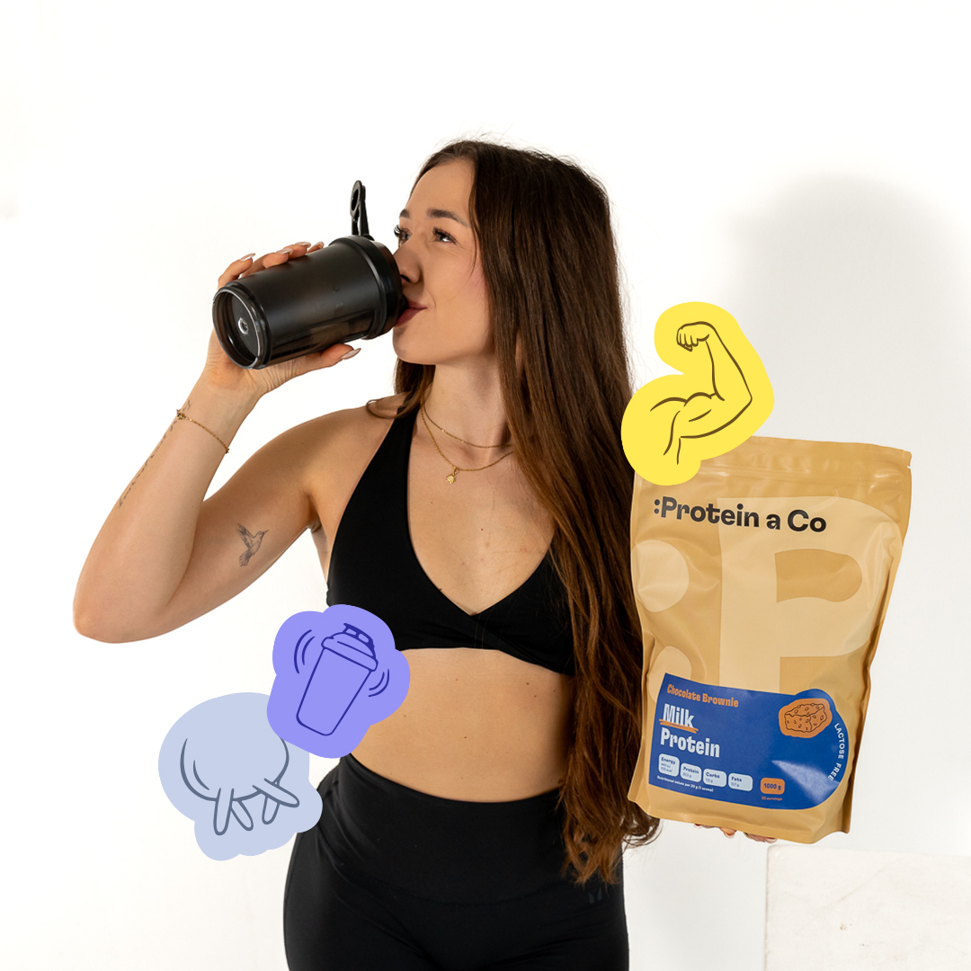 Protein & Co. MILK PROTEIN - Lactose free Zvol příchuť: Salted caramel Obrázek