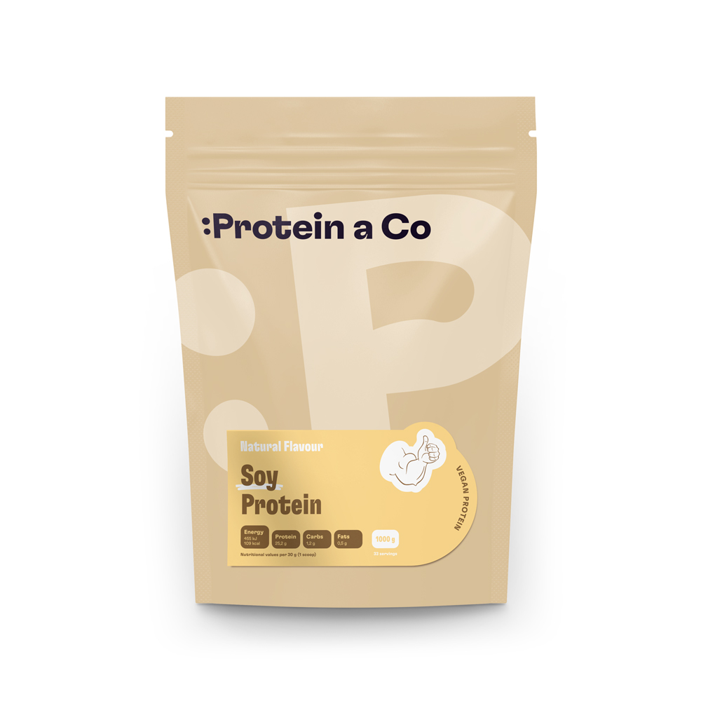 Levně Protein & Co. Sójový protein - natural 1 kg