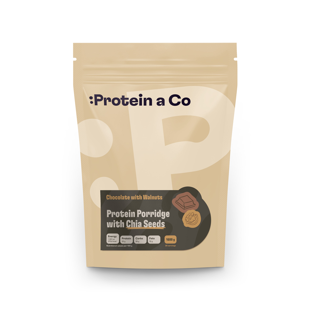 Protein & Co. Proteínové kaše s chia 1 600 g – 8 príchutí PRÍCHUŤ: Sweet natural Obrázek