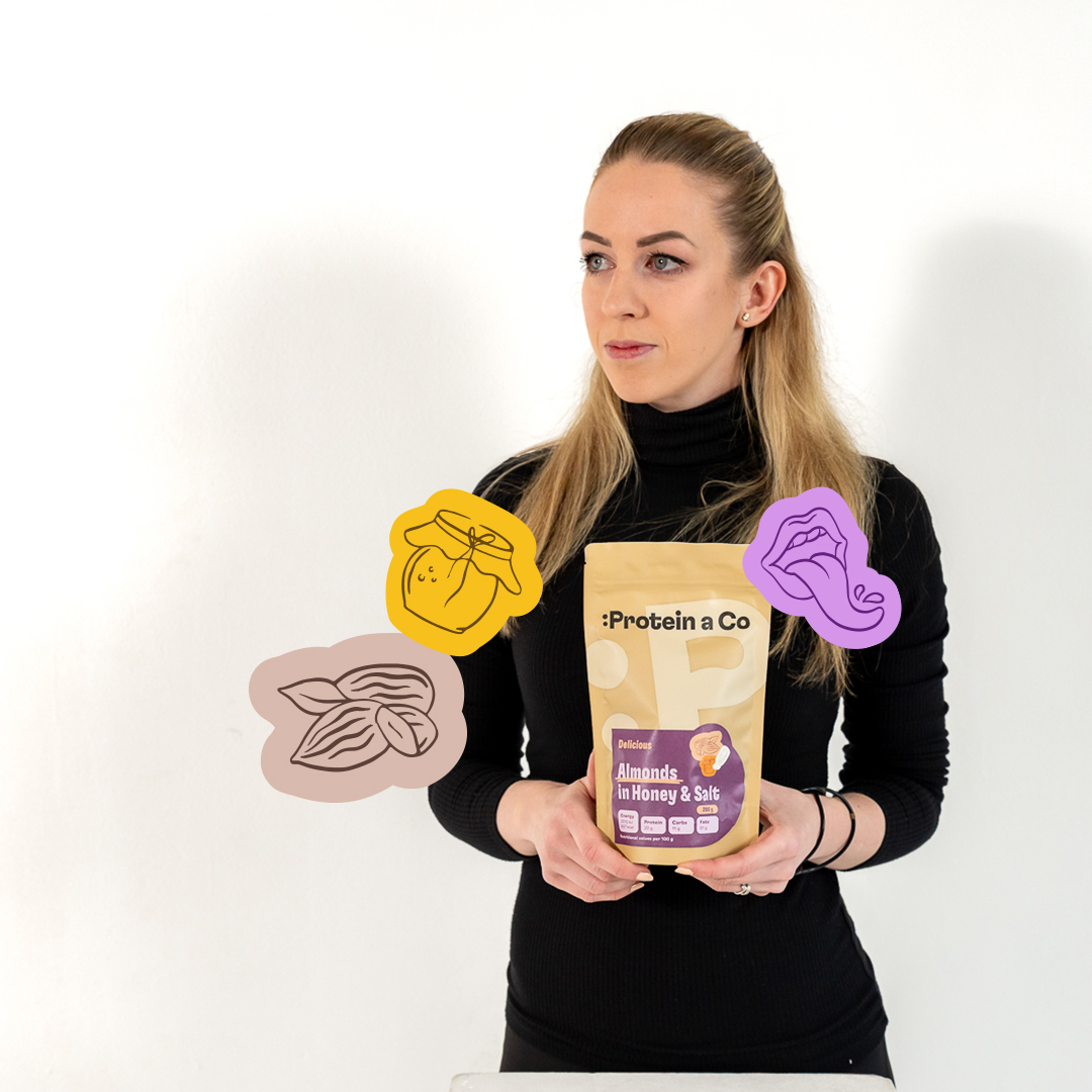 Protein & Co. Mandle v medu a soli 200g Obrázek