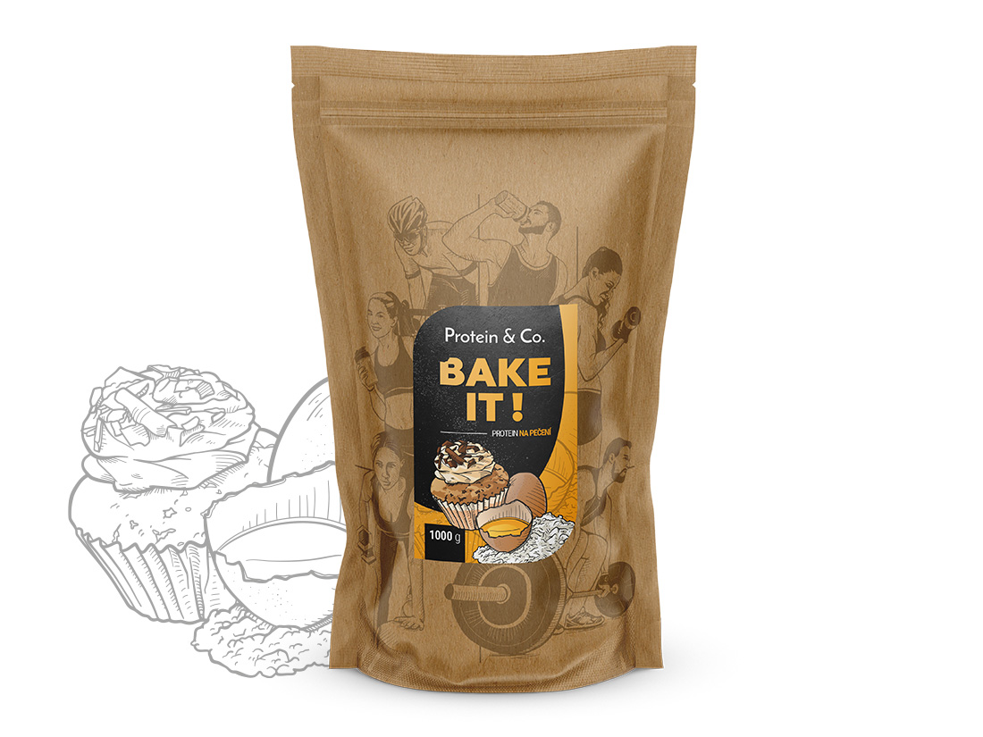 Levně Protein & Co. Bake it! – protein na pečení Váha: 1 kg