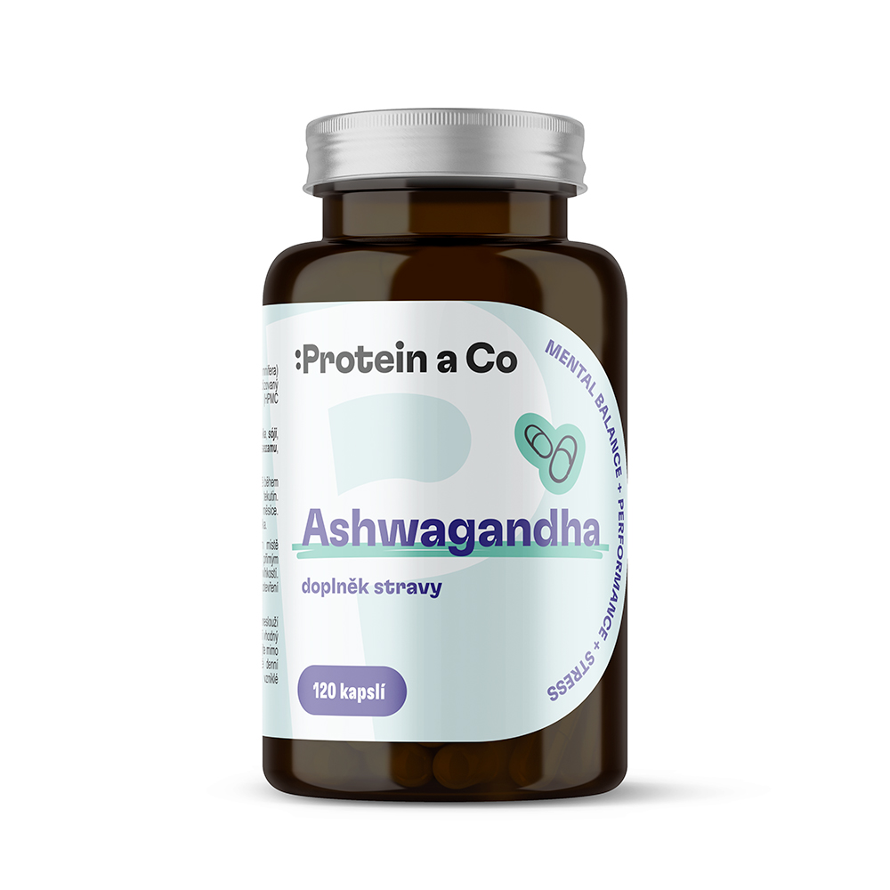 Protein & Co. Ashwagandha kapsle – doplněk stravy 120 kapslí Obrázek