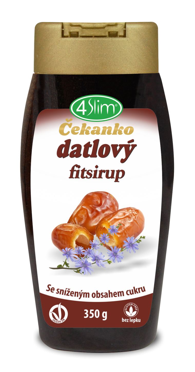 Levně 4Slim Čekanko datlový fitsirup 350g