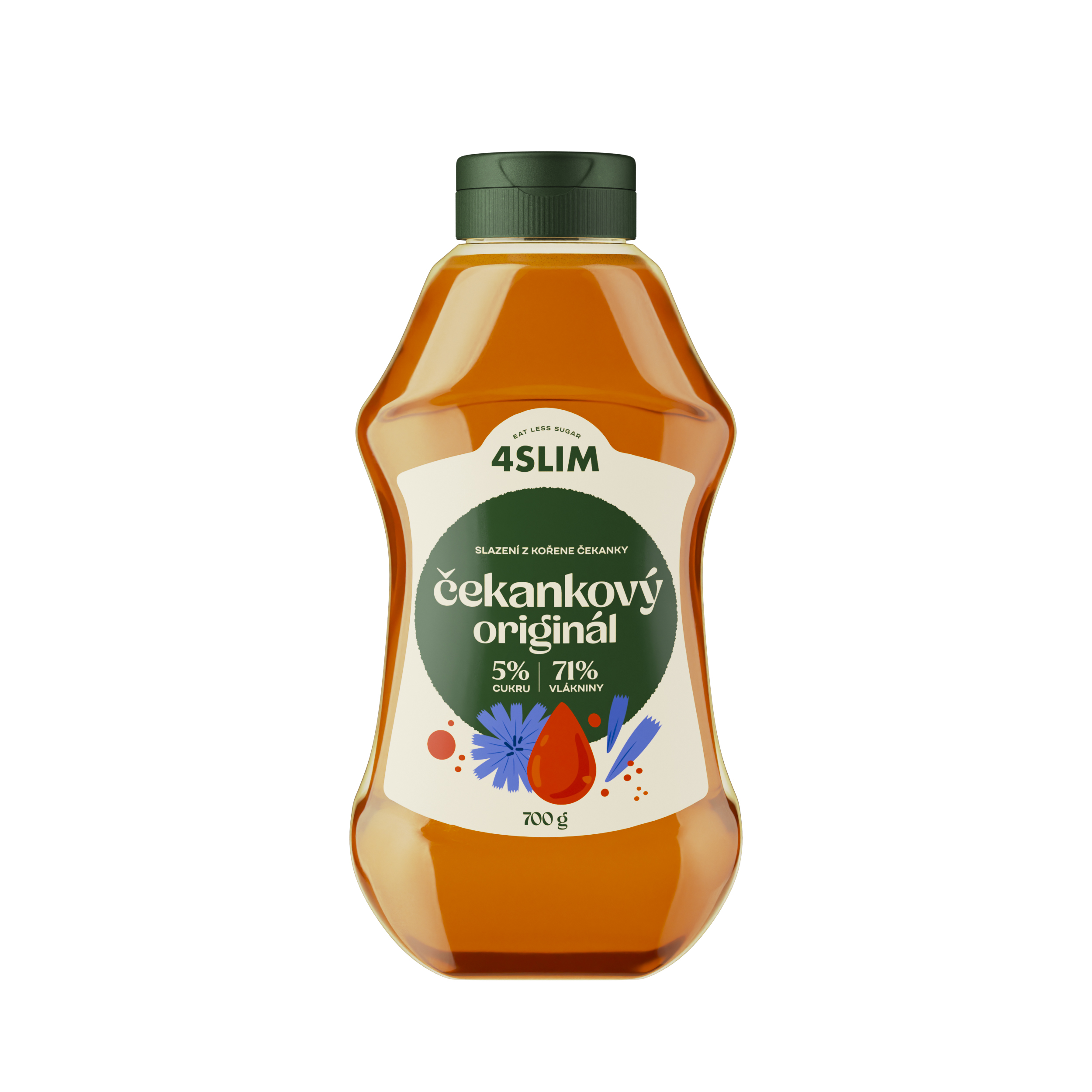 4Slim Čekankový sirup original Váha: 700 g Obrázek