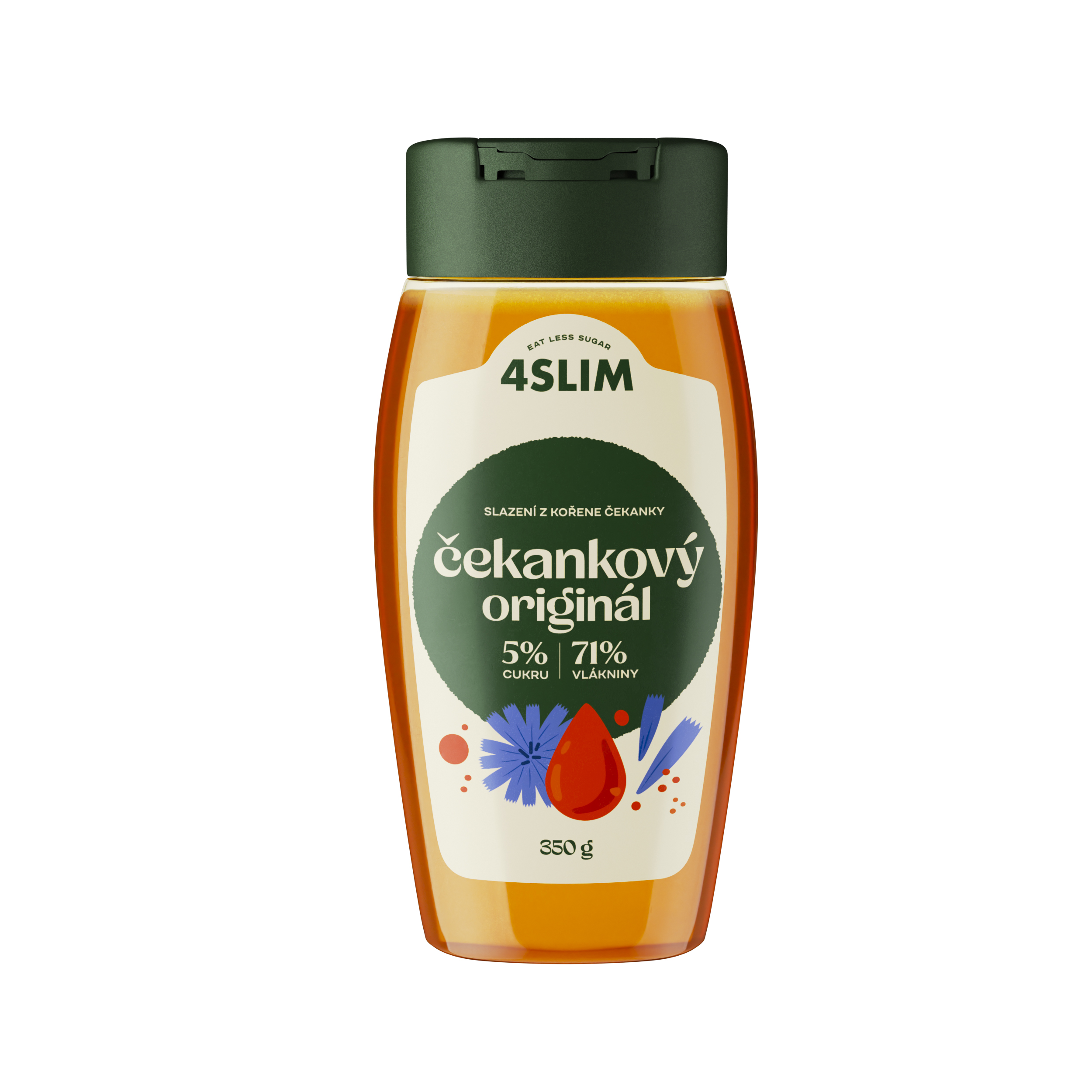 4Slim Čekankový sirup original Váha: 700 g Obrázek