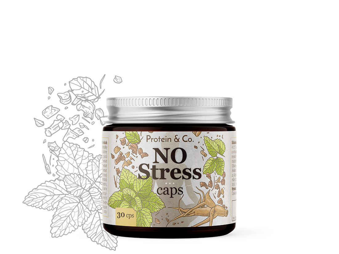 Protein & Co. NO Stress Caps Množství: 30 cps Obrázek