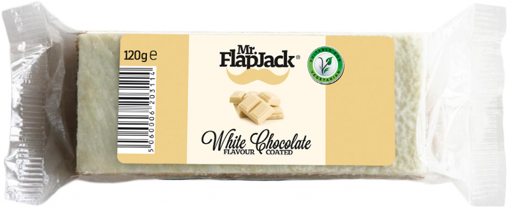 Levně Mr. FlapJack 120 g – 6 příchutí Vyber si z těchto lahodných příchutí: Bílá čokoláda