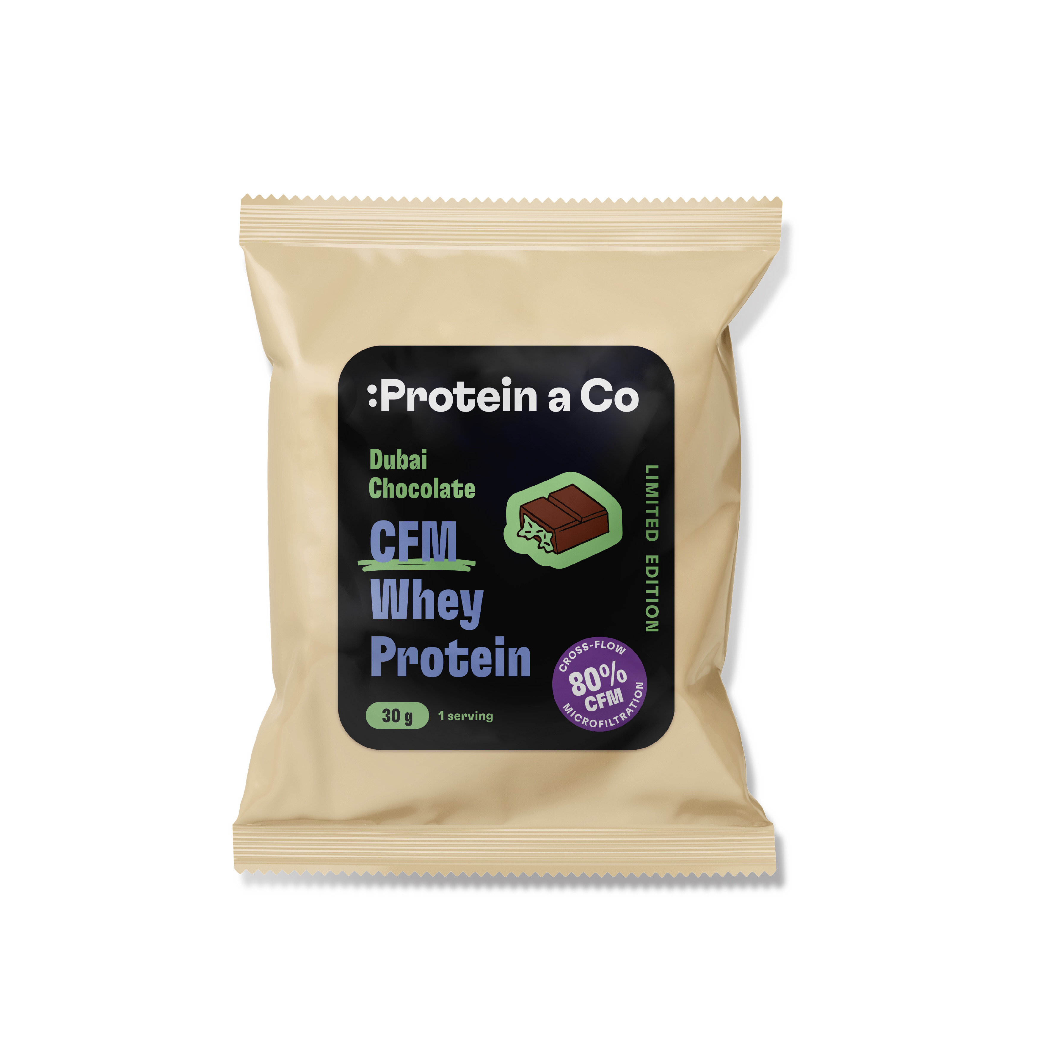 Protein&Co. CFM WHEY PROTEIN 80 - 30 g Zvol příchuť: Vanilla dream Obrázek